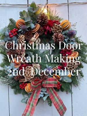 Christmas door wreath making 2nd December